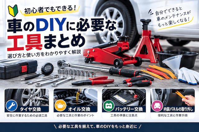 車のDIYに必要な工具まとめ｜初心者向けの選び方と使い方